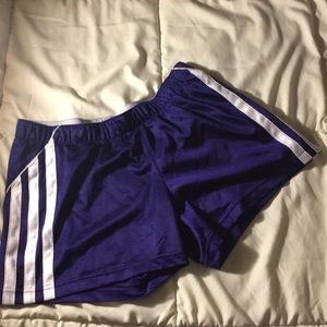 Adidas // Purple Athletic Shorts